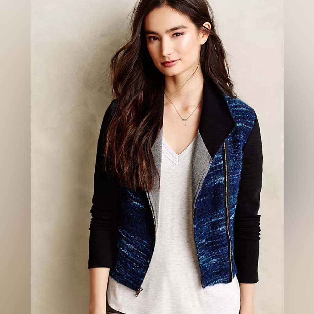 Dolan (anthro) boucle moto jacket